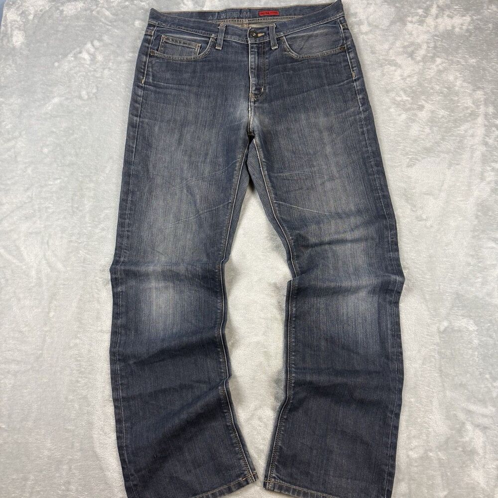 Apt. 9 Denim Jeans Men’s 34x34 Straight Fit Blue Dark Wash